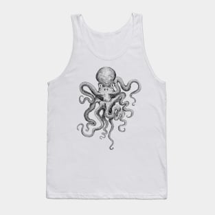 Sketchy stylized Octopus Tank Top